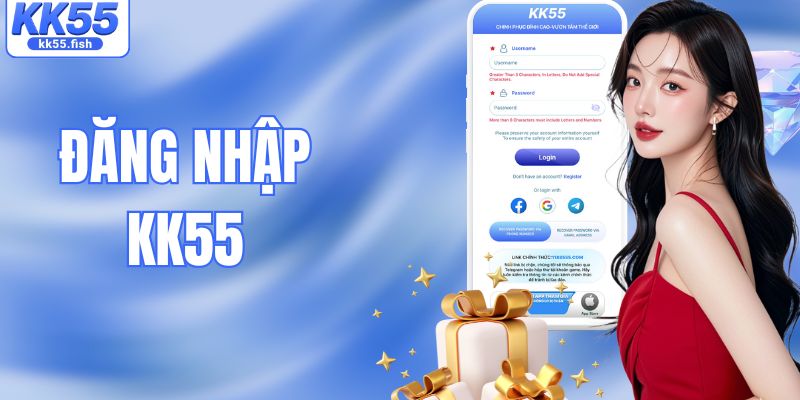 Đăng Nhập KK55 Nhanh Chóng, Truy Cập Hệ Thống Sau 1 Phút